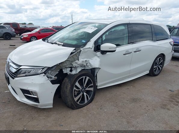 5FNRL6H95LB048345 2020 HONDA ODYSSEY White Передня ліва чверть
