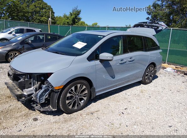 5FNRL6H95SB015604 2025 HONDA ODYSSEY Light Blue Przód lewy