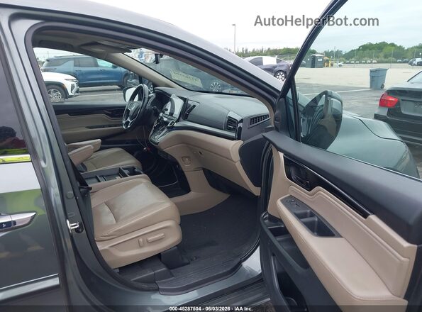 5FNRL6H96JB111062 2018 HONDA ODYSSEY Gray Vista interior delantera