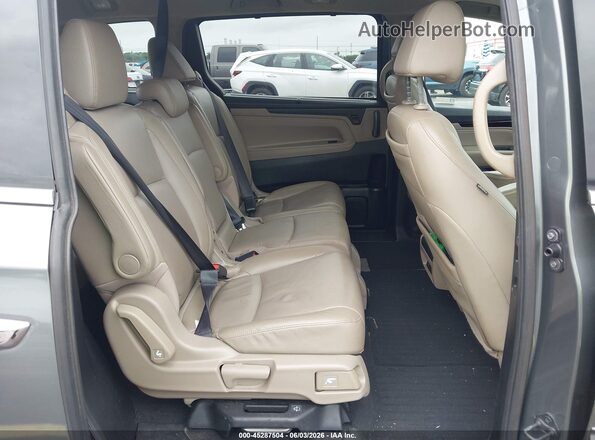 5FNRL6H96JB111062 2018 HONDA ODYSSEY Gray Vista de la etiqueta del VIN