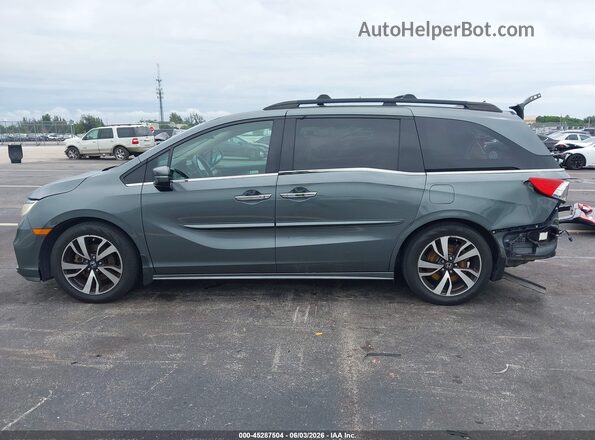 5FNRL6H96JB111062 2018 HONDA ODYSSEY Gray 