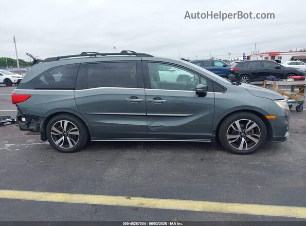 5FNRL6H96JB111062 2018 HONDA ODYSSEY Gray Vista interior de 360 grados