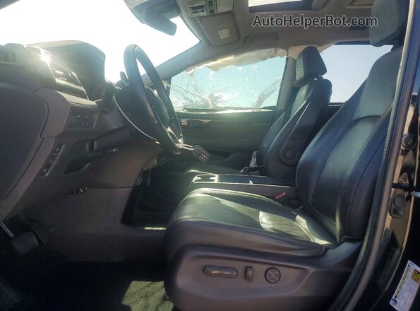 5FNRL6H96KB030046 2019 HONDA ODYSSEY Black Вид салону спереду
