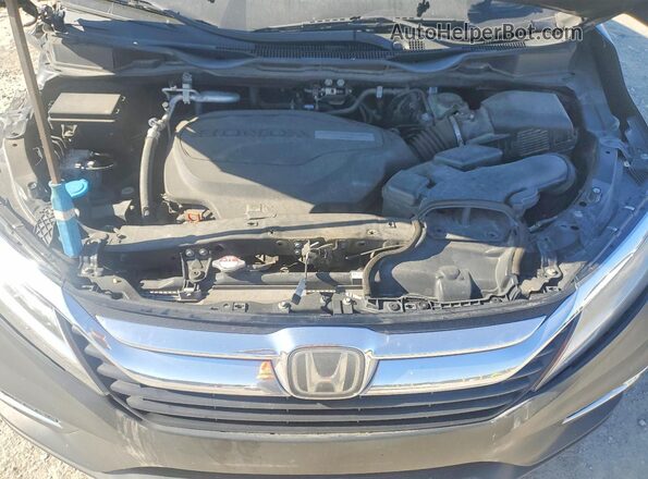 5FNRL6H96KB030046 2019 HONDA ODYSSEY Black Вид підкапотного простору
