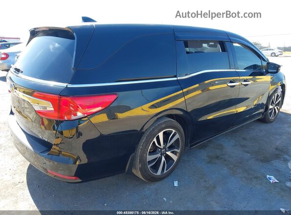 5FNRL6H96KB087881 2019 HONDA ODYSSEY Черный Задняя правая четверть