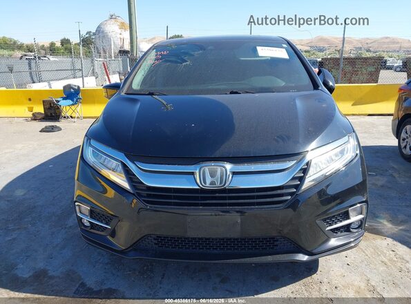 5FNRL6H96KB087881 2019 HONDA ODYSSEY Черный Вид щитка приборов