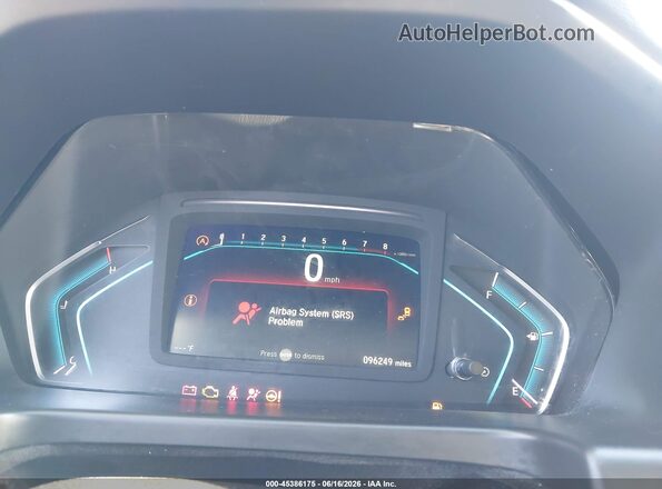 5FNRL6H96KB087881 2019 HONDA ODYSSEY Черный Вид задних сидений