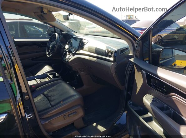 5FNRL6H96KB087881 2019 HONDA ODYSSEY Черный Вид салона спереди