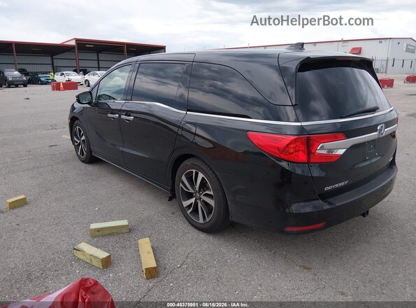 5FNRL6H97JB099746 2018 HONDA ODYSSEY Black Tył lewy