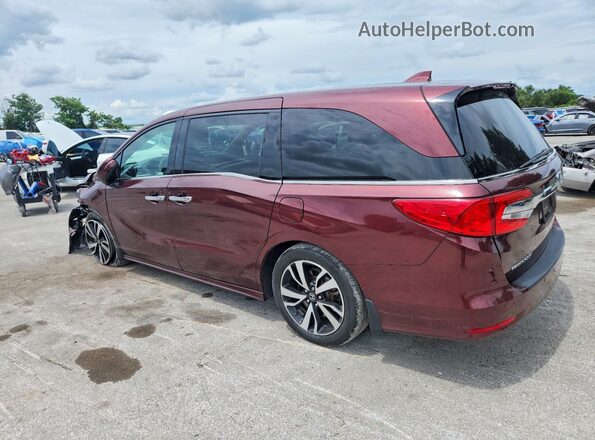 5FNRL6H97KB059975 2019 HONDA ODYSSEY Burgundy Trasero izquierdo