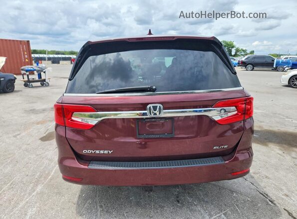 5FNRL6H97KB059975 2019 HONDA ODYSSEY Burgundy Vista trasera