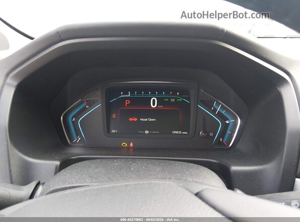 5FNRL6H97LB012219 2020 HONDA ODYSSEY White Widok tylnych siedzeń