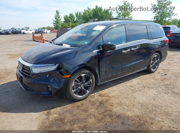5FNRL6H97RB033211 2024 HONDA ODYSSEY Black Vista tres cuartos delantera izquierda