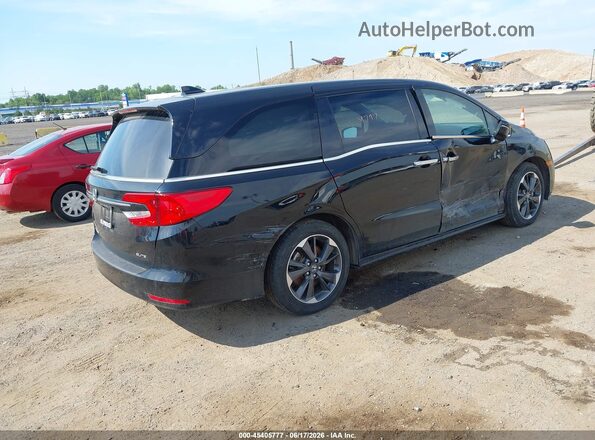5FNRL6H97RB033211 2024 HONDA ODYSSEY Black Trasero derecho
