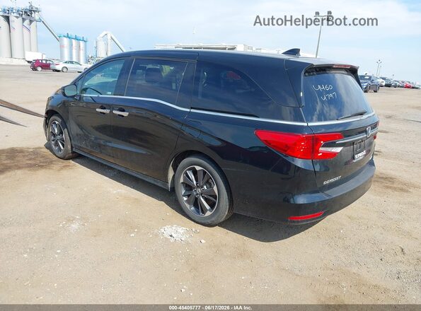 5FNRL6H97RB033211 2024 HONDA ODYSSEY Black Trasero izquierdo