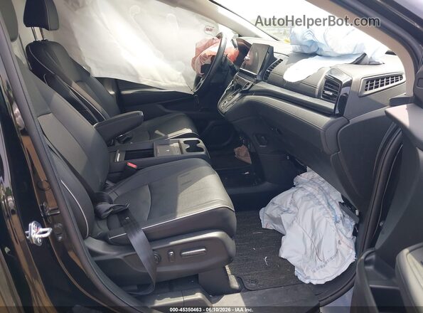 5FNRL6H97SB046546 2025 HONDA ODYSSEY Black Front interior view