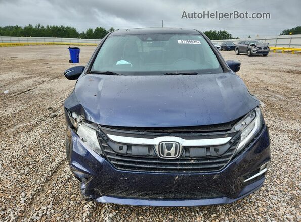 5FNRL6H98JB055223 2018 HONDA ODYSSEY Blue Vista frontal