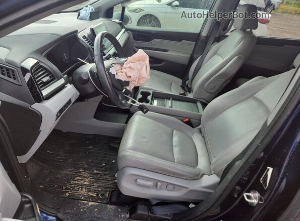 5FNRL6H98JB055223 2018 HONDA ODYSSEY Blue Vista interior delantera