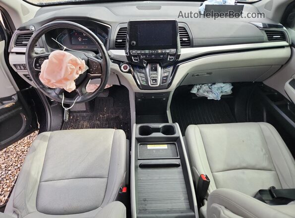 5FNRL6H98JB055223 2018 HONDA ODYSSEY Blue Vista del salpicadero