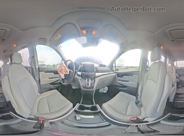 5FNRL6H98JB055223 2018 HONDA ODYSSEY Blue Vista interior de 360 grados