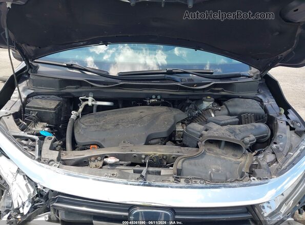 5FNRL6H98NB002947 2022 HONDA ODYSSEY Gray Vista trasera
