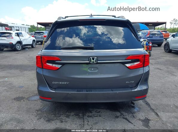 5FNRL6H98NB002947 2022 HONDA ODYSSEY Gray 