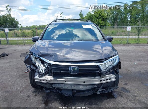 5FNRL6H98NB002947 2022 HONDA ODYSSEY Gray Vista del cuadro de instrumentos