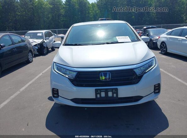 5FNRL6H98NB016864 2022 HONDA ODYSSEY White Вид щитка приладів