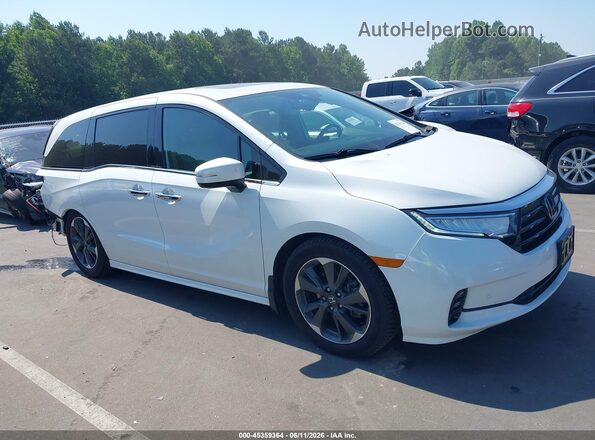 5FNRL6H98NB016864 2022 HONDA ODYSSEY White Вид задньої частини салону