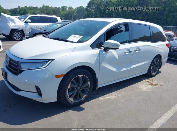 5FNRL6H98NB016864 2022 HONDA ODYSSEY White Передня ліва чверть