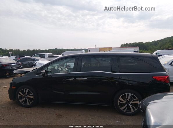 5FNRL6H99JB000747 2018 HONDA ODYSSEY Черный Панорамный вид салона 360°