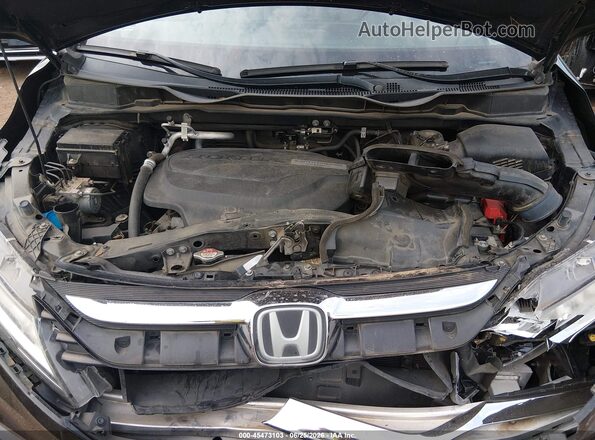5FNRL6H99JB000747 2018 HONDA ODYSSEY Черный Вид сзади