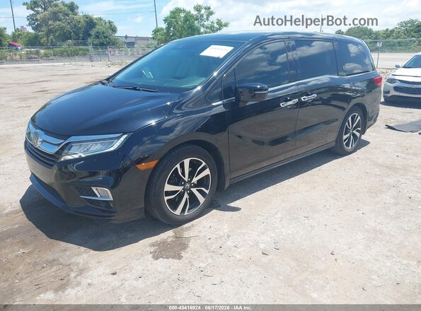 5FNRL6H99LB029524 2020 HONDA ODYSSEY Black Przód lewy