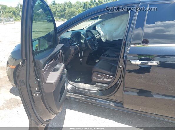 5FNRL6H99LB029524 2020 HONDA ODYSSEY Black Widok wnętrza z przodu