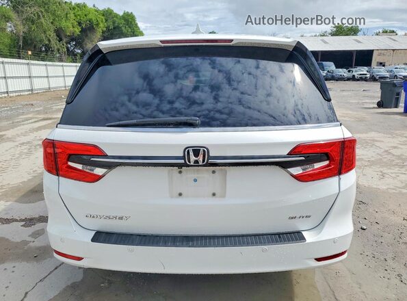 5FNRL6H99NB006294 2022 HONDA ODYSSEY White Vista trasera