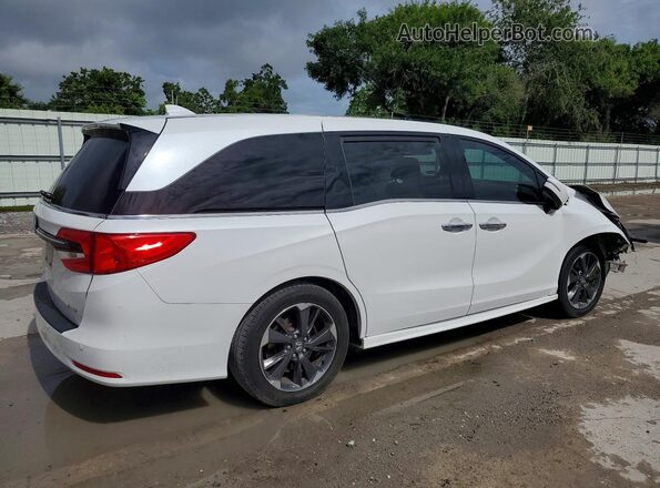 5FNRL6H99NB006294 2022 HONDA ODYSSEY White Trasero derecho