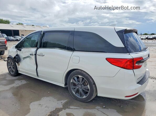 5FNRL6H99NB006294 2022 HONDA ODYSSEY White Trasero izquierdo