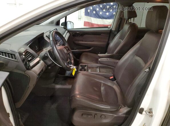 5FNRL6H9XJB087509 2018 HONDA ODYSSEY White Vista interior delantera
