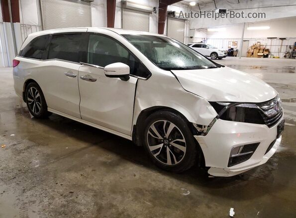 5FNRL6H9XJB087509 2018 HONDA ODYSSEY White Delantero derecho