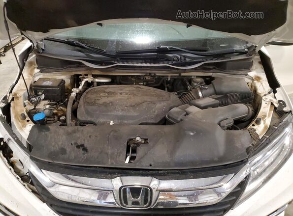 5FNRL6H9XJB087509 2018 HONDA ODYSSEY White Vista del compartimento del motor