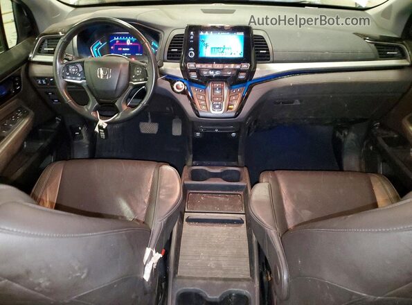 5FNRL6H9XJB087509 2018 HONDA ODYSSEY White Vista del salpicadero