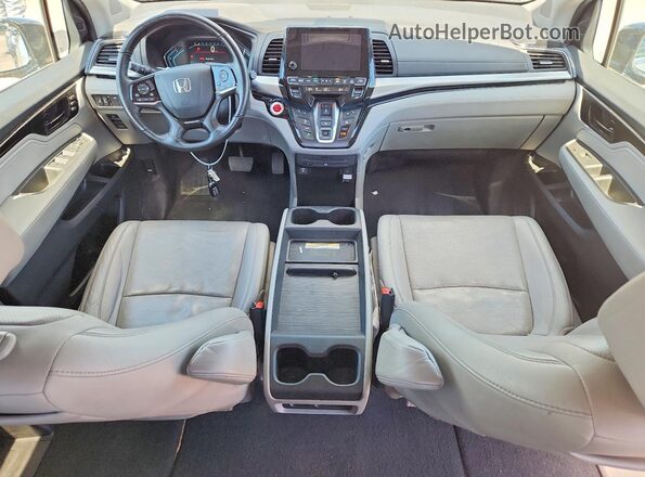 5FNRL6H9XKB101328 2019 HONDA ODYSSEY Silver Առջևի վահանակի տեսք