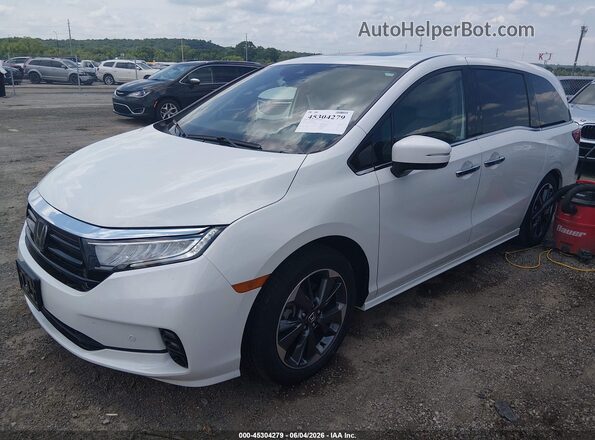 5FNRL6H9XNB058453 2022 HONDA ODYSSEY White Przód lewy