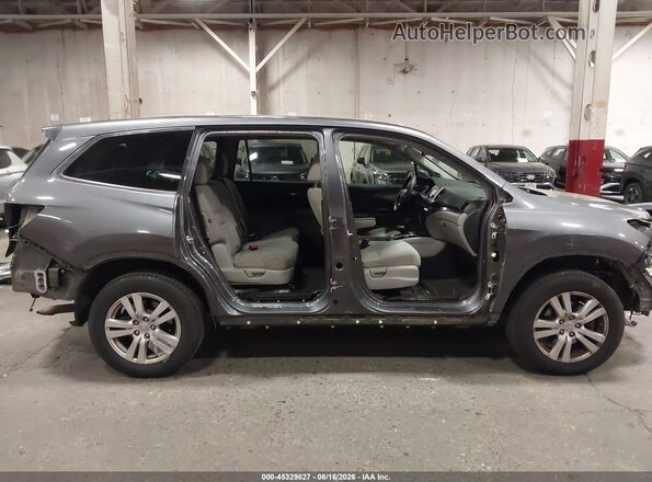 5FNYF5H11HB007922 2017 HONDA PILOT Gray წინა ხედი