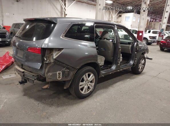 5FNYF5H11HB007922 2017 HONDA PILOT Gray უკანა მარჯვენა