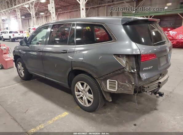 5FNYF5H11HB007922 2017 HONDA PILOT Gray უკანა მარცხენა