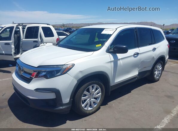 5FNYF5H11LB028293 2020 HONDA PILOT White Передня ліва чверть