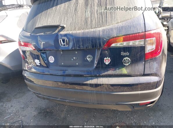 5FNYF5H16KB001475 2019 HONDA PILOT Blue 