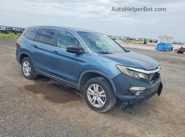 5FNYF5H18JB010029 2018 HONDA PILOT Blue Front right