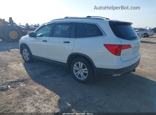 5FNYF5H19HB038593 2017 HONDA PILOT Белый Задняя левая четверть